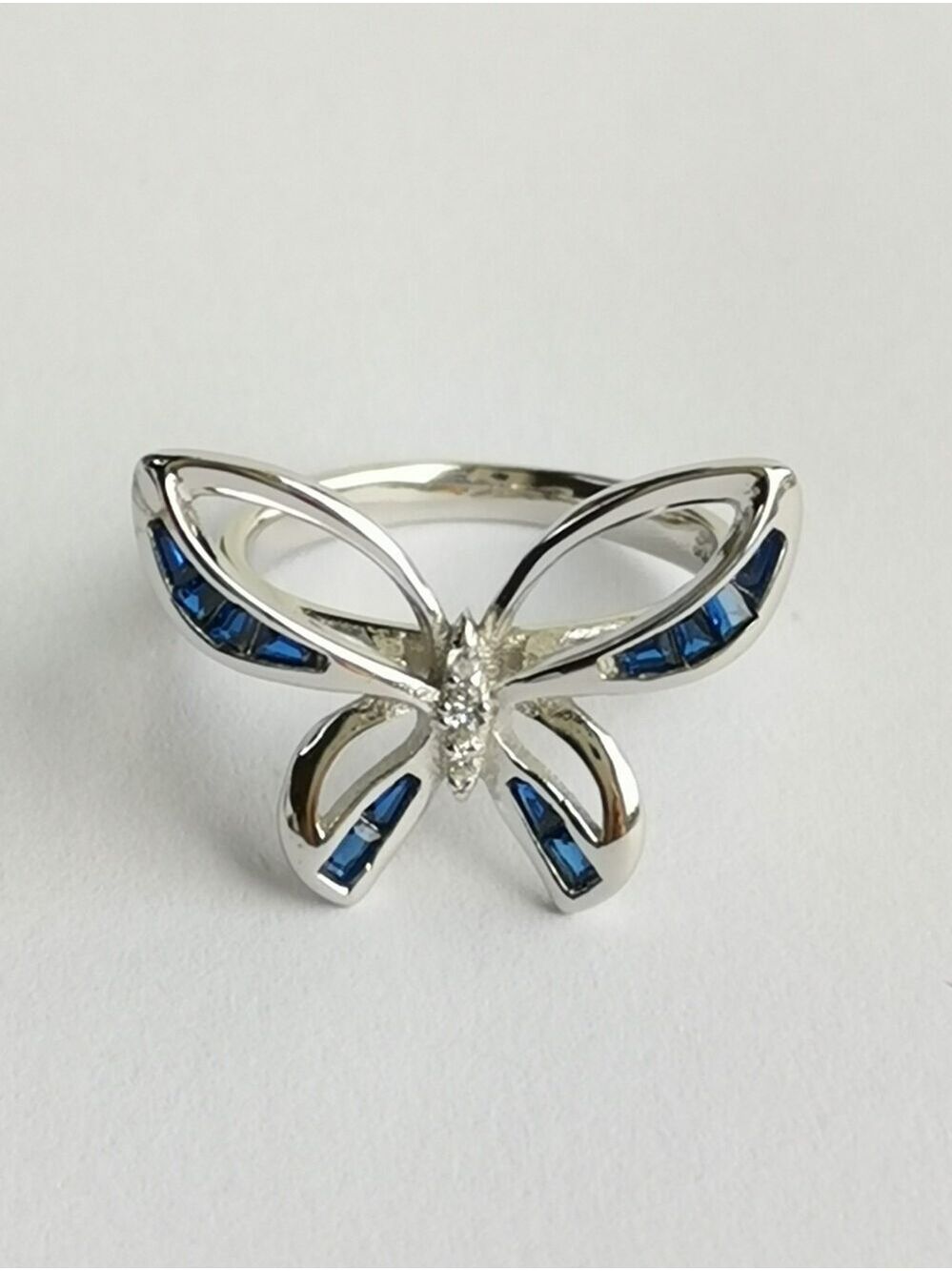 Butterfly  CZ Ring In Sterling Silver Size 6 🆕